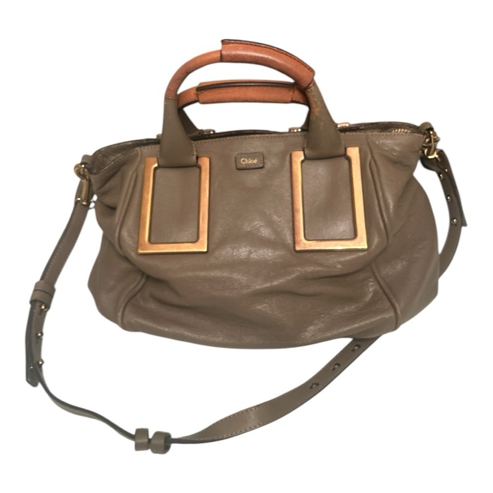 Authentic Chloé Ethel Bag Satchel taupe​